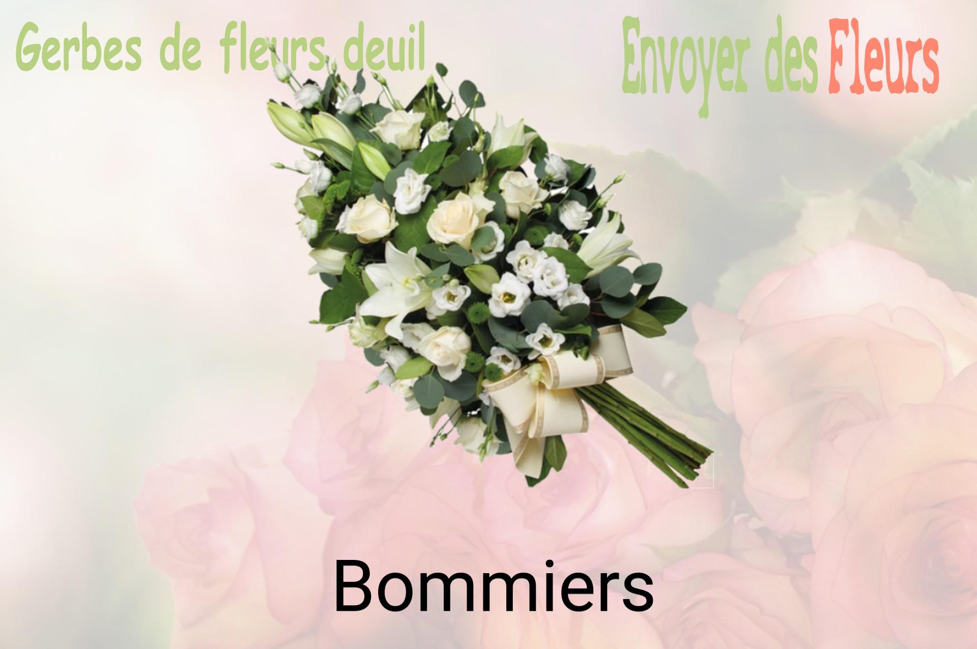 Gerbe de fleurs de deuil livrée à Bommiers